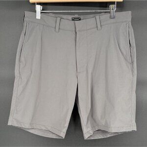 J.Crew Men's 9" Tech Shorts Size 32 Gray Water Resistant Golf Outdoor